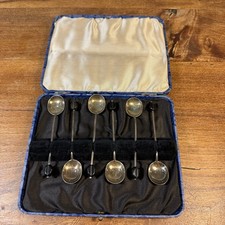 Antique Cased Set of 6 Tea /