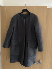 Cos Women's 100% Wool Grey Coat  Size EUR 36 UK 12 Chest 36"