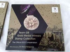 *TEAM GB GOLD MEDAL WINNERS STAMP COMPENDIUM 2012 WITH SLIPCASE (NO STAMPS)