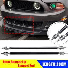 20cm Car Front Rear Bumper Splitter Strut Lip Tie Rod Support Adjustable Black R