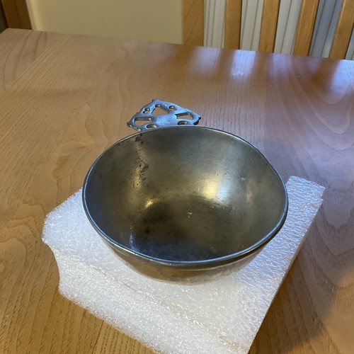 Pewter porringer norwegian - pewter,