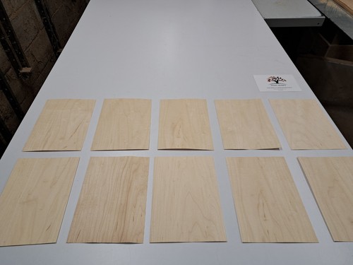 Wood veneer sample - sample, pack