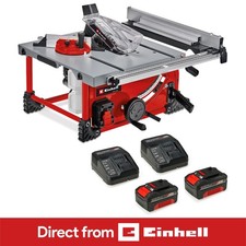 Einhell Cordless Table Saw 210mm 36V With 2x4.0Ah Batteries TE-TS 36/210 Li PXC