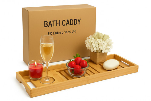 Bath caddy tray - tray, extendable