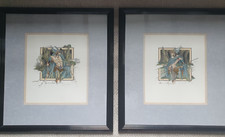 J.C.G.Illingworth MATCHING FRAMED PAIR LIMITED EDITION SIGNED SILK SCREEN PRINTS