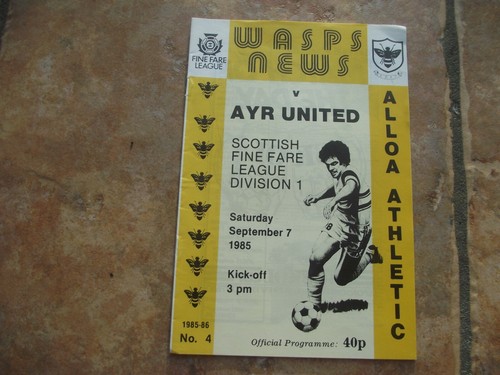 1985 alloa athletic v - athletic,