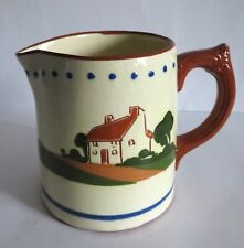 Dartmouth pottery motto Jug "Never say die up man and try"