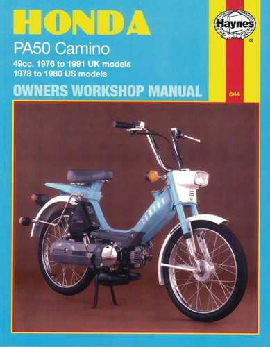 Haynes manual for honda - for, pa50