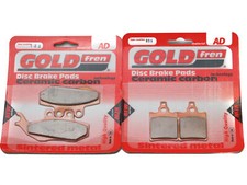 Brake pads front rear - front, for