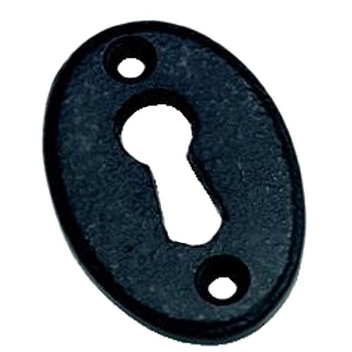 Rustic oval key hole - key,