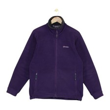 Berghaus Thermal Pro Fleece Jacket Womens Size 14 Purple Polartec