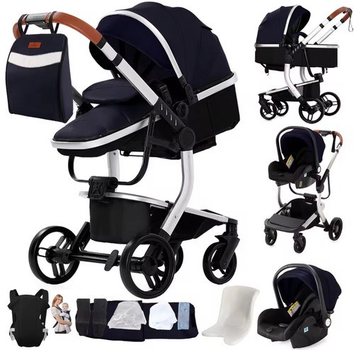 Luxury 3in1 baby stroller - luxury,