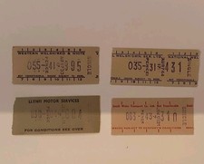 4 Wales region bus tickets -