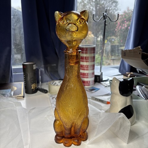 Vintage amber glass - amber,