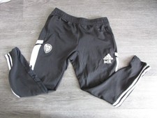 Leeds United Football Player or Coach Adidas Training Kit MR Tracksuit Bottoms M
