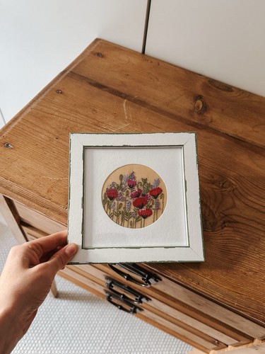 Handmade framed floral