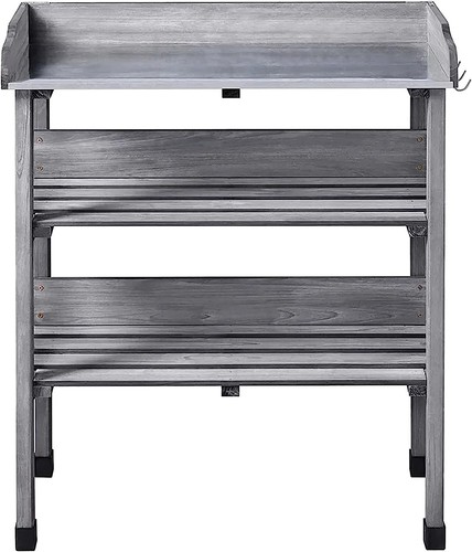 Wooden garden potting table - potting,