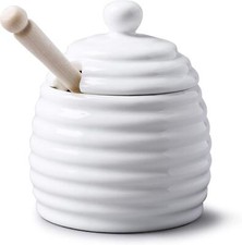 Bee Hive Design Honey Pot with