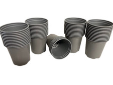 100 9cm plastic plant pots - 100,