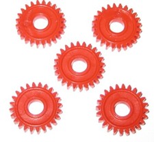 5 X Plastic 24 Tooth Gear for