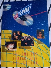 Original UK EMI Pop music CD Collection brochure 1980's (inc. The Beatles)