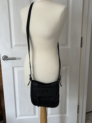 Radley black nylon - black, leather