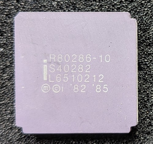 Intel r80286 cpu 10mhz - intel,