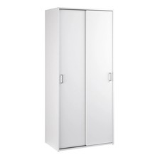 Modern Wooden White 2 Door