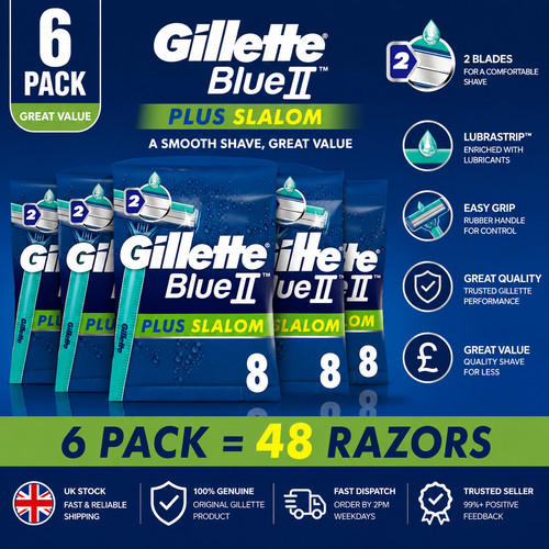 Gillette blue plus slalom - blue,