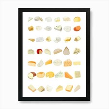 Different Types Of Cheese Art