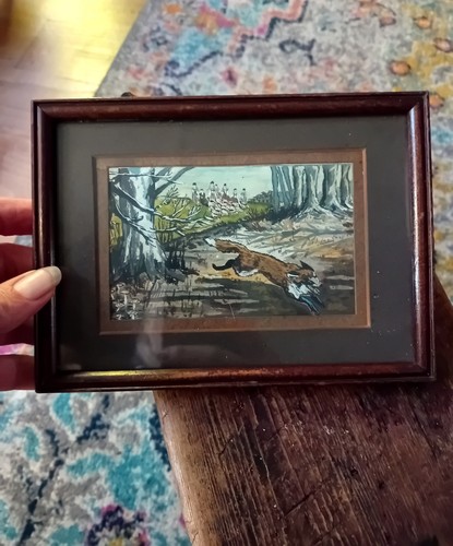 Fox escaping the - escaping,