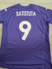 Joma ACF Fiorentina  Shirt  #9 Batistuta size ptp 19.5 inches vgc