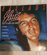 FAIRLY RARE ELVIS PRESLEY 1985 ELVIS BALLADS ALBUM IN EXCELLENT CONDITION