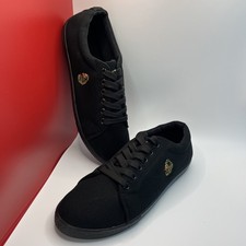 Luke 1977 Black Cullen Canvas Men’s Sneakers - Brand New -  UK9