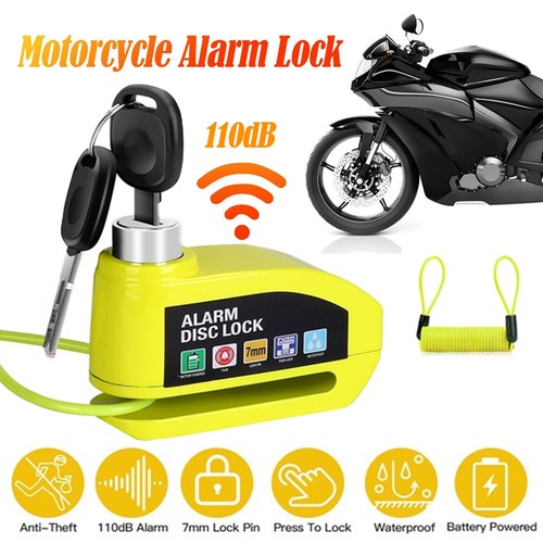 Motorcycle alarm disc - motorcycle,