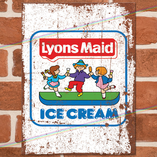 Lyons maid metal signs - lyons,