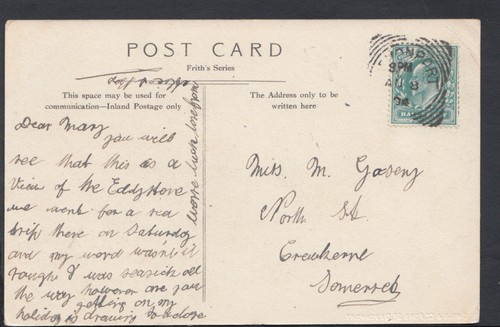 Family history postcard - family,