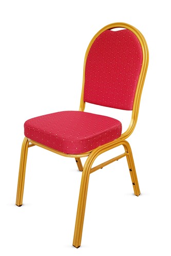 Round back metal banqueting - back,