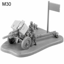 WWII RUSSIAN M30 ARTILLERY GUN & CREW - MODEL KIT - 1/72 scale - M301
