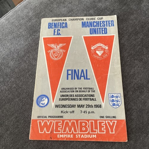1968 benfica manchester man - benfica,