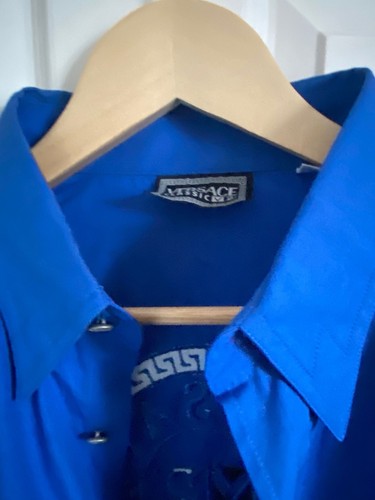 Versace classic blue shirt - classic,