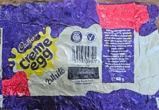 WHITE CREME EGG WRAPPER UK