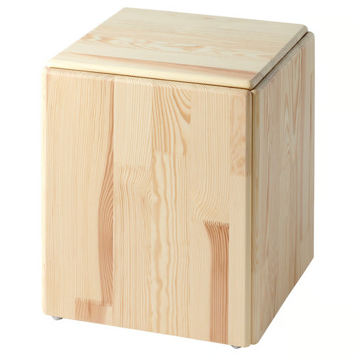 Ikea solid pine stool wooden - solid,