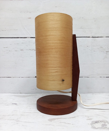 1950s 60s teak rocket lamp - 60s,