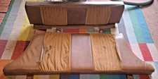 MGB GT - REAR SEAT SET - BASE SQUAB & SEAT BACK.  INCL. 3 HINGES & 2 CATCH LOOPS