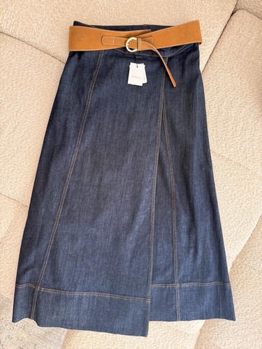 Zara denim flare maxi skirt - zara,