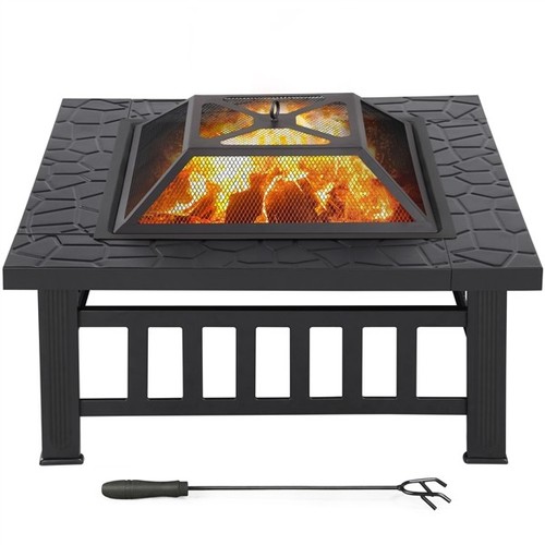 Outdoor square fire pit - outdoor,