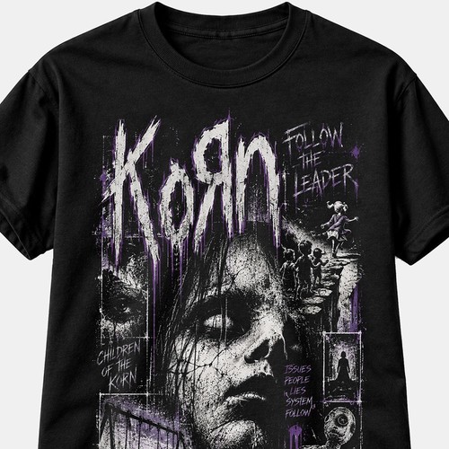 Korn shirt metal - korn, nu