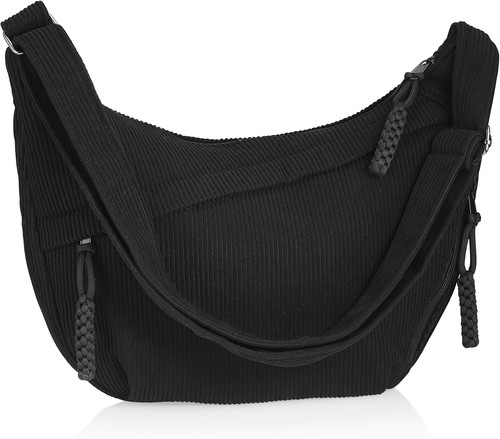 Corduroy crescent bag for - corduroy,