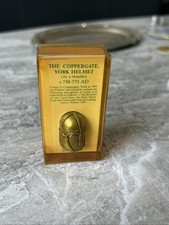 Vintage Pewter Thimble Knight